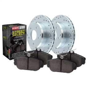 Select-2 Wheel Brake Kit w/Cross-Drilled And Slotted Rotors
